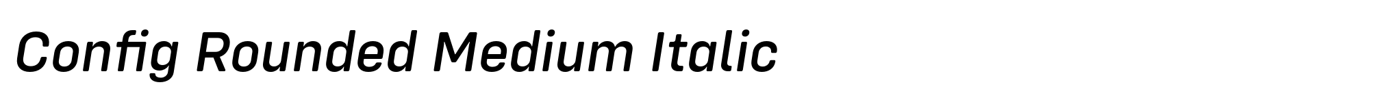 Config Rounded Medium Italic image